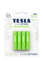 Batterie Ministilo AAA Tesla Ricaricabile (Blister da 4 pz)